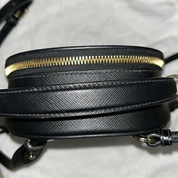 Authentic Prada Black Saffiano Lux Mini Odette Backpack main image 6